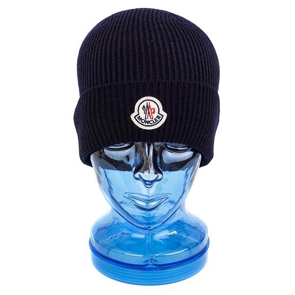 MONCLER スーパーコピー ニット帽 00217 00 04957 742 NAVY ネイビー